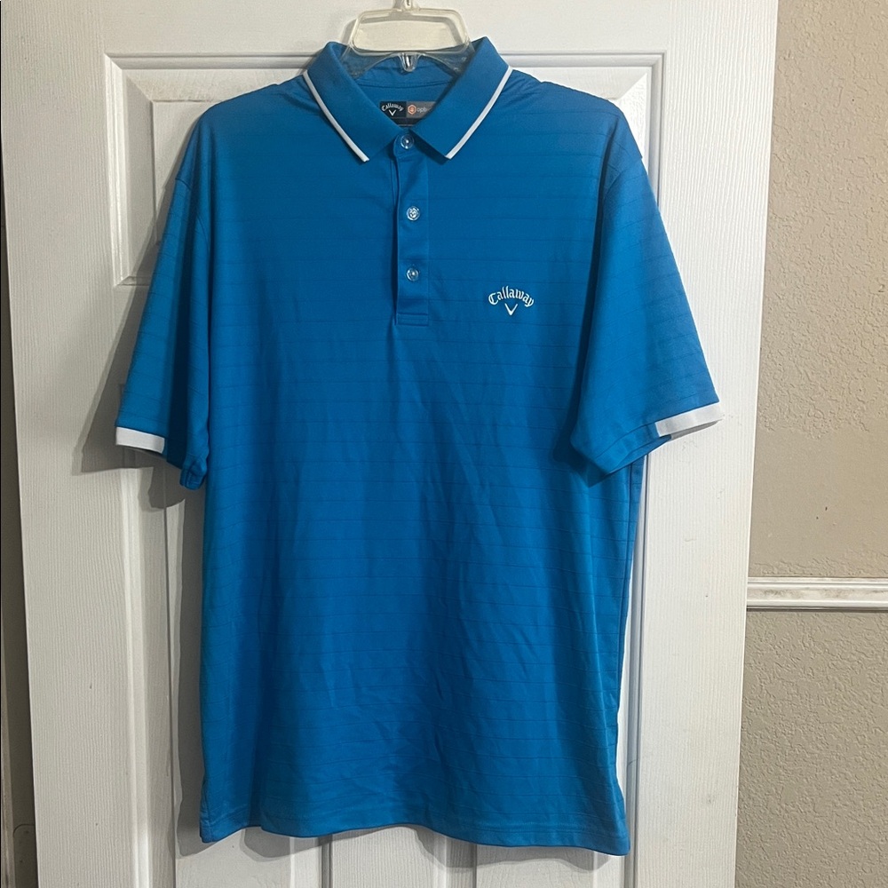 Callaway Men's Golf Vibrant Blue Polo Shirt